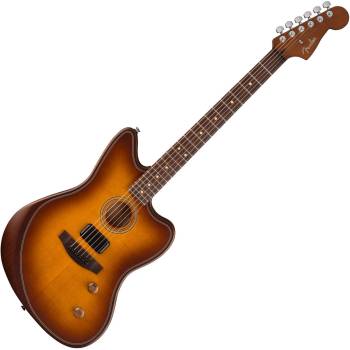 Fender Acoustasonic Standard Jazzmaster Honey Burst Електро-акустична китара