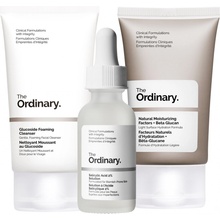 The Ordinary The Clear Set Glucoside Foaming Cleanser čisticí gel 50 ml + Salicylic Acid 2% Solution pleťové sérum 30 ml + Natural Moisturizing Factors + Beta Glucan hydratační gel krém 30 ml