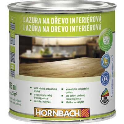 Hornbach Lazura na dřevo 0,375 l Dub