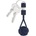 Native Union Key Lightning Cable - здрав плетен кабел, тип ключодържател с Lightning за Apple устройства (тъмносин)