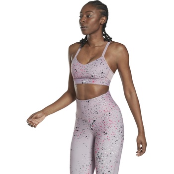 Reebok Спортен сутиен Lux Multi-Colored Speckle Strappy