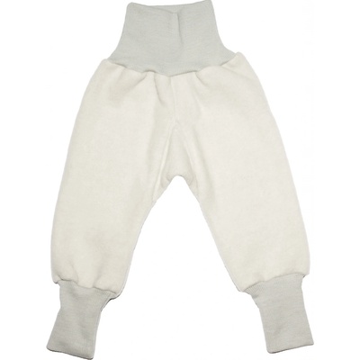 Cosilana Rostoucí dětské kalhoty merino fleece šedý melír