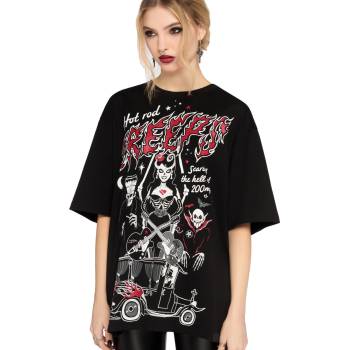KILLSTAR тениска унисекс KILLSTAR - Scaring Hell - Black - KSRA014620