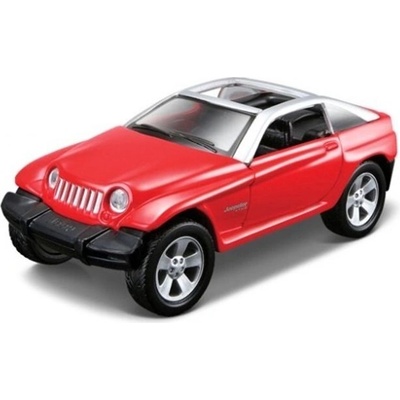 Maisto Jeep Jeepster Červený 1:38