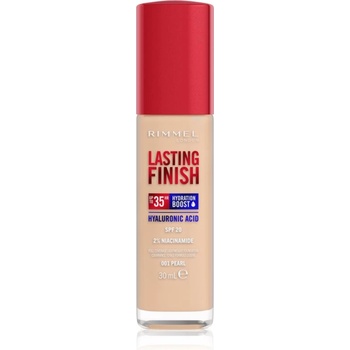 Image 1 of Rimmel Lasting Finish 35H Hydration Boost хидратиращ фон дьо тен SPF 20 цвят 001 Pearl 30ml
