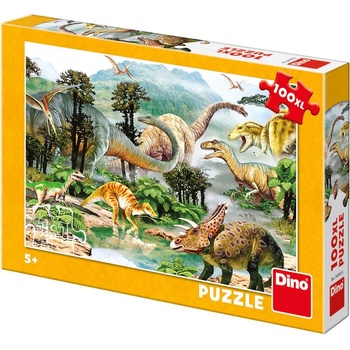 Dino - Puzzle Life of dinosaurs 100 XL - 100 piese