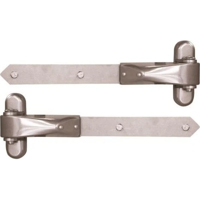 Locinox 4DW A2 300 - nerezové regulovateľné pánty pre drevené krídlové brány a bránky, dĺžka 300 mm