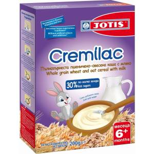 Jotis Пшенична каша Jotis - Cremilac, с пълнозърнест овес и мляко, 200 g (770006) - ozone