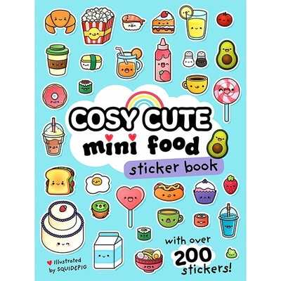 Farshore Cosy Cute Mini Food Sticker book