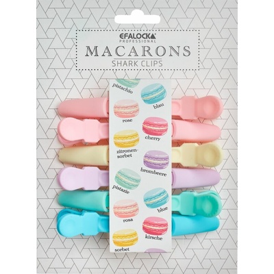 EFALOCK Macarons Sharkclips Pastell 6 ks