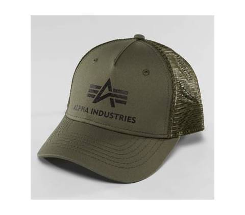 Alpha Industries Basic Trucker Cap dark olive