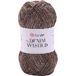YARNART Denim Washed 917 Dark Brown Плетива прежда (Denim Washed 917)