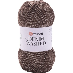 YARNART Denim Washed 917 Dark Brown Плетива прежда (Denim Washed 917)