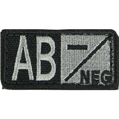 CONDOR OUTDOOR Nášivka krvná skupina AB NEG VELCRO FOLIAGE
