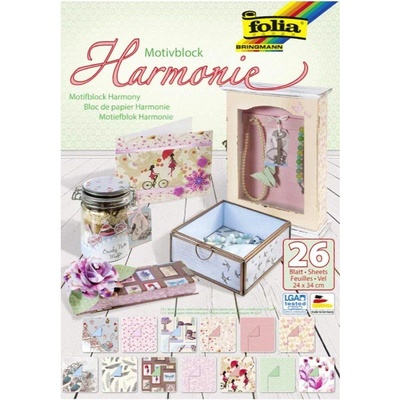 Kreativní sada papírů harmonie 26 listů