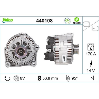 Alternátor VALEO 440108