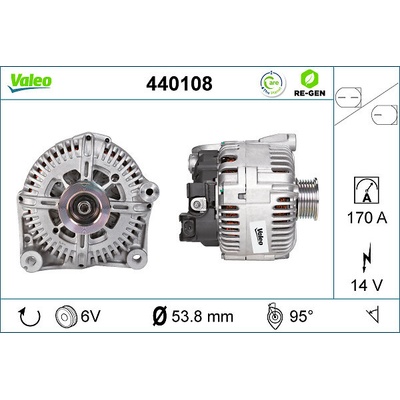 Alternátor VALEO 440108