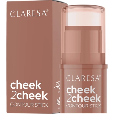 Claresa Cheek 2 Cheek 01 Neutral Sand Krémový bronzer v tyčinke 5,5 g