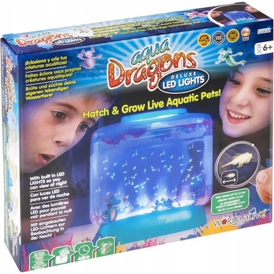 Súprava World Alive Aqua Dragons Underwater World Deep Sea Habitat s LED svetlami