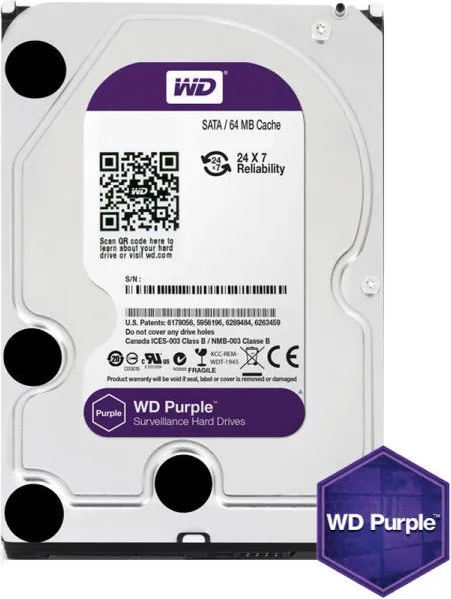 Western Digital WD Purple 3.5 3TB 64MB SATA3 (WD30PURZ)
