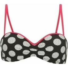 Ocean pacific bikiny Bra Ladies dot black bílá