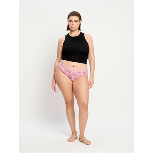 Modibodi Менструални бикини Modibodi Sensual Hi-Waist Bikini Moderate-Cassia Pink Modibodi | Rozov Mnogotsveten | ЖЕНИ | M