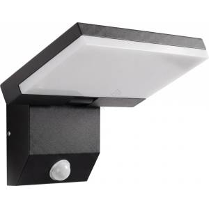 SmartLED Led външен стенен осветител със сензор led/18w/230v ip44 черен (sd0179)