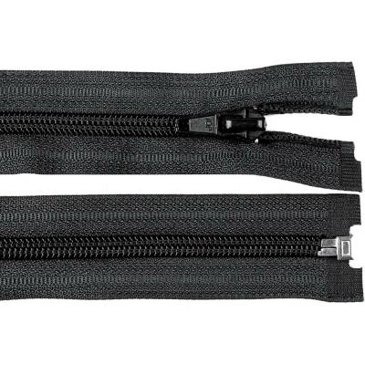 Pro Háčkování Spirálový zip No 5 dělitelný 30 cm černý