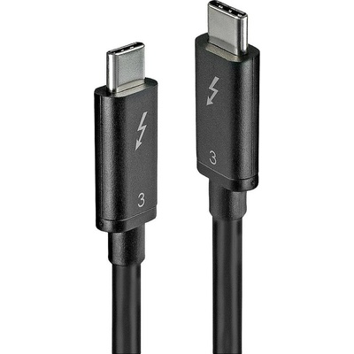 Lindy 41555 USB, USB 3.2 Gen1 (USB 3.0 / USB 3.1 Gen1) USB-C ™ zástrčka, USB-C ™ zástrčka, 0.5m, černý
