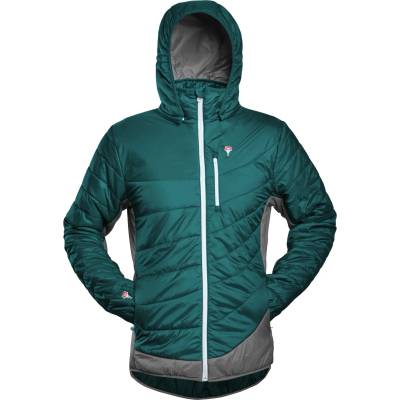 Grüezi Bag Мъжко вълнено яке Grüezi Bag Refreshful Silkwool Jacket Insulation jacket - Ocean Green / Grey - размер XL (005-5126-0614)