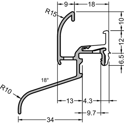 Gutmann rss Okapnica NECKAR 22/34 F-TXL G214 Bronz