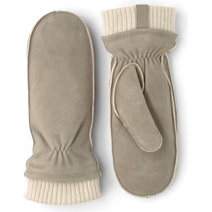 Hestra Дамски ръкавици Hestra Women's Nora Chamois Mitt Gloves - Natural Grey - размер 6 (EU) (202-4278-0311)