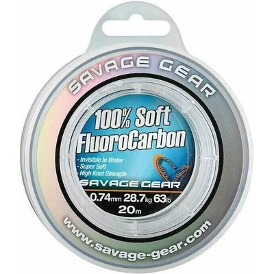 Savage Gear Soft Fluoro Carbon Transparent 0, 46 mm 35 m 12, 3 kg Монофил (SVS54853)