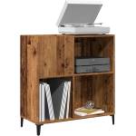 vidaXL Шкаф за грамофонни плочи, 84, 5x38x89 см, инженерно дърво (857173)