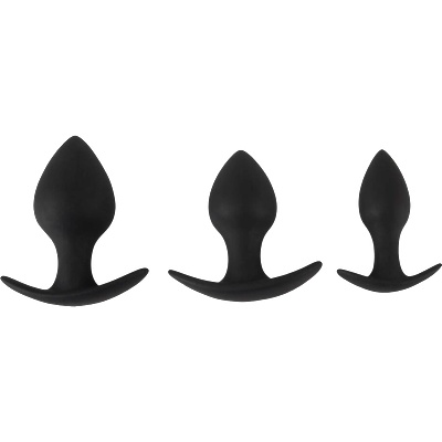 Black Velvets Комплект помагала за тренировка на ануса - 3 бр