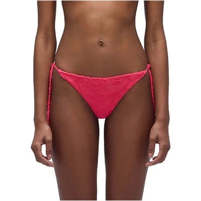 SUNDEK Monroe terry briefs with adjustable sides and sk23 motif bikini bottom - Pink (Pitaya)