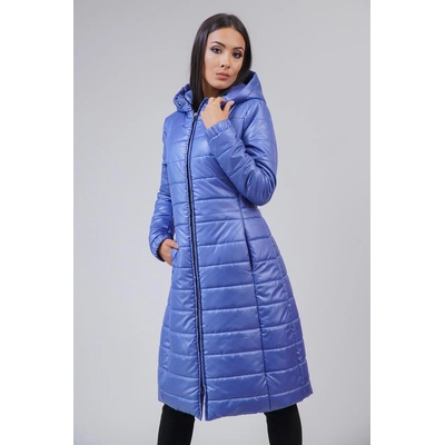 Radek's collection Дамско зимно яке с качулка в светло син цвят 22204-409