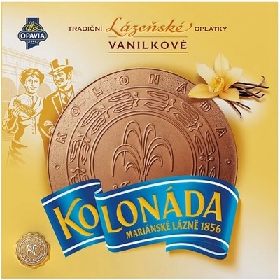 Opavia Kolonáda kúpeľné oplátky vanilkové 195 g
