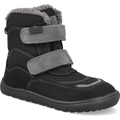 Dětské zimní barefoot boty PRO-tex NUT black