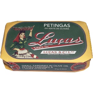 Luças & Cª Мини сардини (petingas) в маслиново масло (YWDA01)
