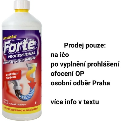 FORTE PROFESSIONAL ČISTIČ ODPADŮ 1,l