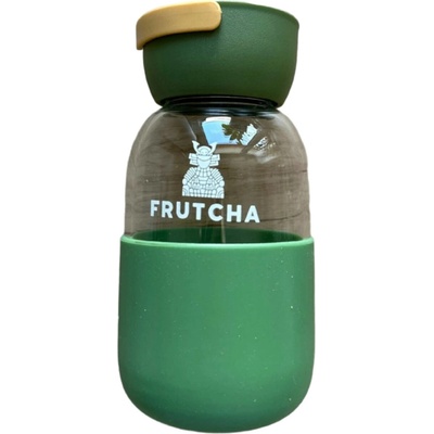 Frutcha lahvička skleněná - zelená 350ml