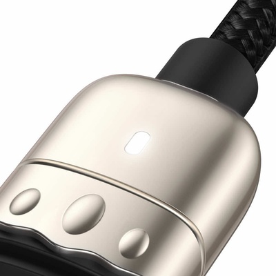 Baseus Универсален USB кабел с Lightning, microUSB и USB-C конектори (120 см) - Baseus Year of the Tiger 3-in-1 USB Cable (CASX010001) (черен) (CASX010001)