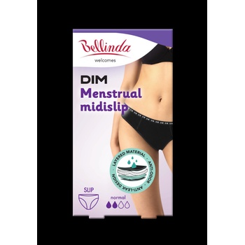 Bellinda Denní mentruační dámské kalhotky MENSTRUAL SLIP NORMAL černá