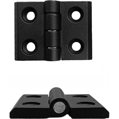 Onpira Černý dveřní pant celokovový 270° matný Rozměr: 60x45 mm – Zbozi.Blesk.cz