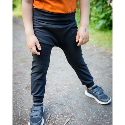 JOŽÁNEK Dětské baggy tepláky LEHKÉ černé