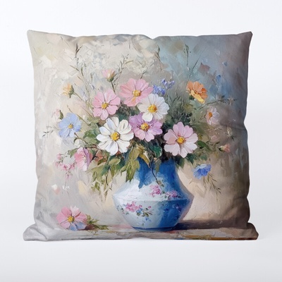 Takoy Povlak na polštář 45x45 nepromokavý polyester polní květiny-HT-00333 | 45 x 45 cm