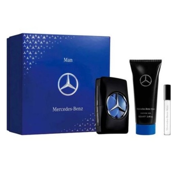 Mercedes-Benz Man подаръчен комплект за мъже Размер EDT 100 ml + 100 ml душ гел + EDT 10 ml