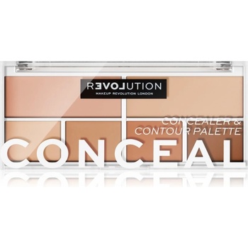 Revolution Relove Conceal Me paleta korektorů Light 2,8 g