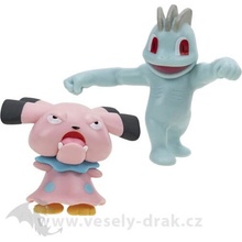 Boti Pokémon akčné figúrky Machop a Snubbull